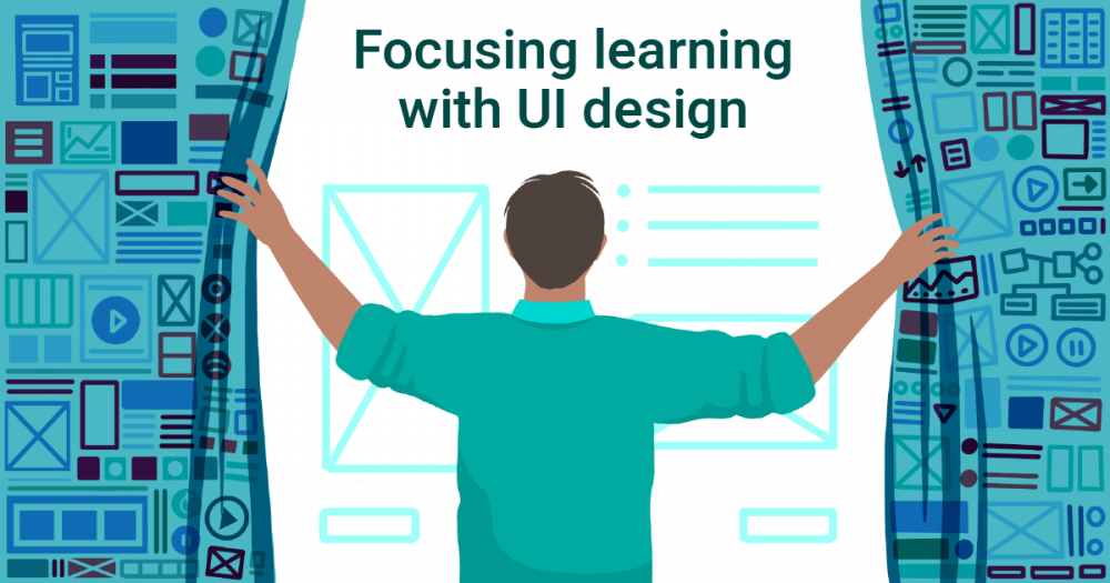 Focusing learning UI design