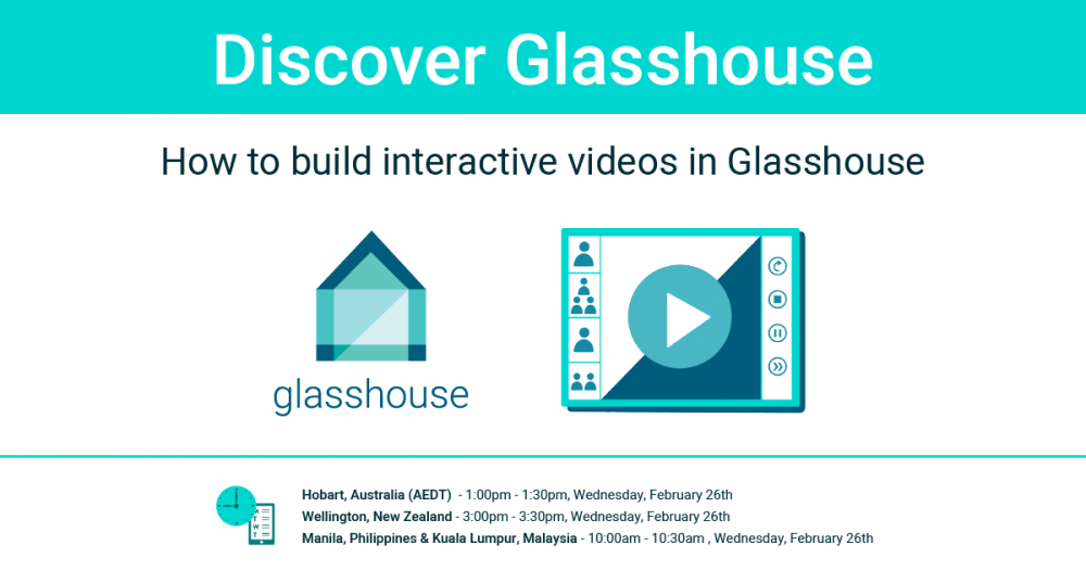 Glasshouse demo webinar graphics