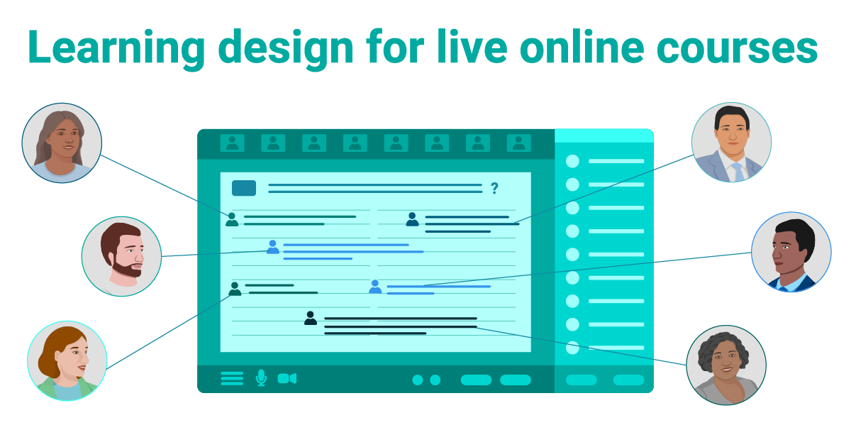 Learning design for live online courses