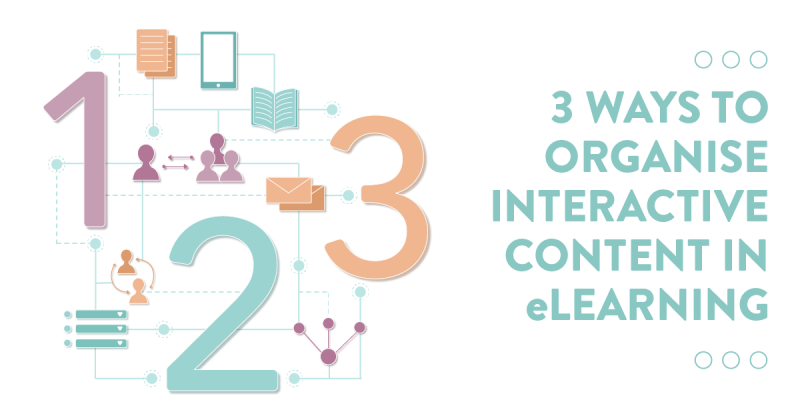 3 ways to organise interactive and content in eLearning