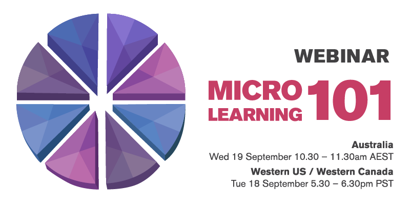  An interactive webinar that explores what is microlearning